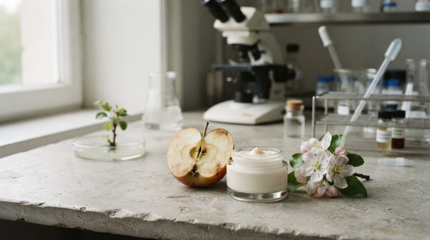 cellules souches de pomme et anti-âge : découvrez leurs promesses en cosmétique, les preuves disponibles et les limites de leur efficacité.